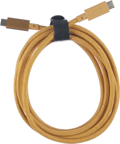 Кабель зарядный Native Union BELT CABLE USB-C/USB-C C-PRO-KRAFT, Kraft, купить недорого