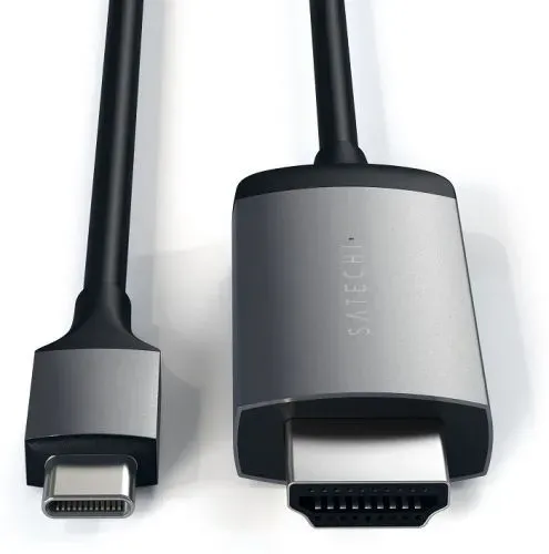 Кабель питания USB Type-C Satechi Type-C to 4K HDMI ST-CHDMIM, Серый, купить недорого