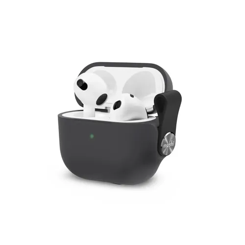 Чехол Moshi Pebbo для AirPods 3 99MO123033, Черный, купить недорого