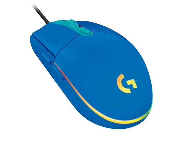 Игровые мышь Logitech G203 LIGHTSYNC Corded Gaming USB, Синий, фото