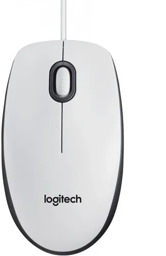 Беспроводная мышь Logitech M100 Corded, White