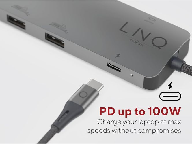 Адаптер LINQ 8in1 8K PRO USB-C Multiport Hub LQ48022, купить недорого