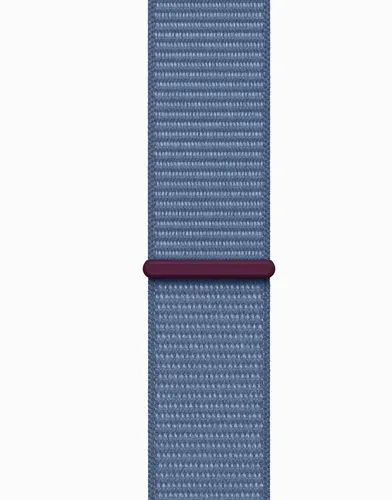 Умные часы Apple Watch Series 9 GPS Silver Aluminium Case with Winter Blue Sport Loop, Silver/Winter Blue, купить недорого