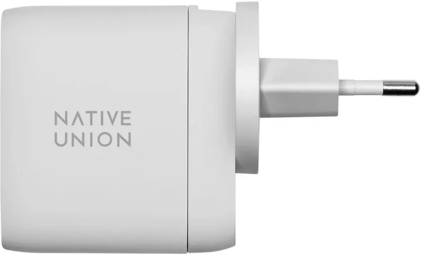 Сетевое зарядное устройство Native Union Fast GaN Charger 2USB-C PD FAST-PD67-WHT-INT, Белый, в Узбекистане