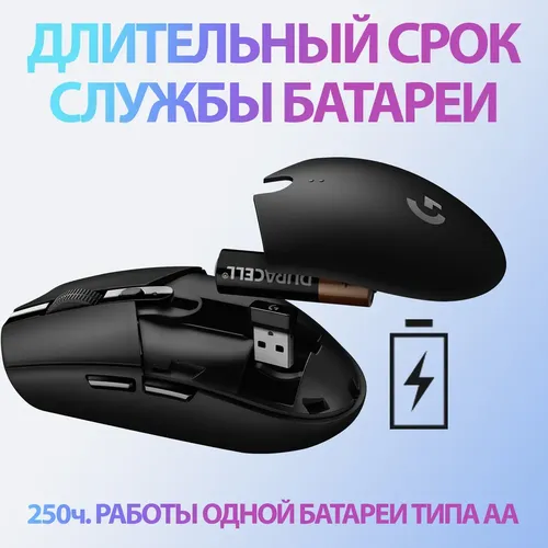 Игровые мышь Logitech G305 LIGHTSPEED Wireless Gaming EER, Белый, arzon