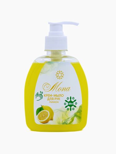 Suyuq qo'l sovuni Mona Limon, 300 ml, Sariq