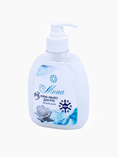 Suyuq qo'l sovuni Mona Oq atirgul, 300 ml, oq, купить недорого