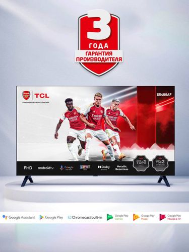 Televizor TCL 43S5400A FullHD, Qora