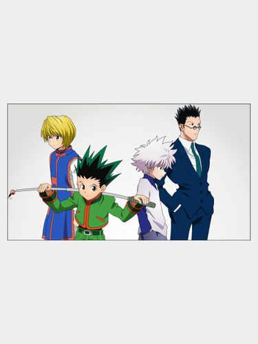 Постеры интерьерные из аниме Hunter X Hunter А3 "Отряд Гона", Зеленый