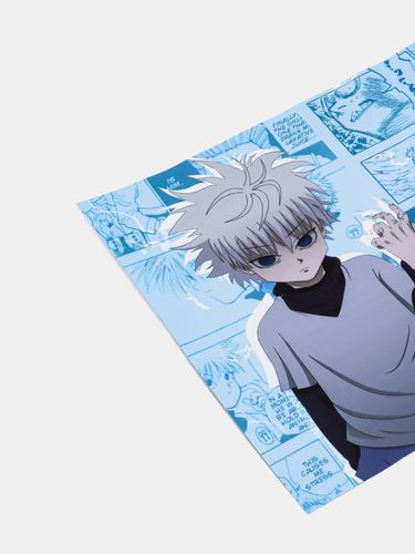 Постеры интерьерные из аниме Hunter X Hunter А3 "Киллуа Золдик", Алый, в Узбекистане