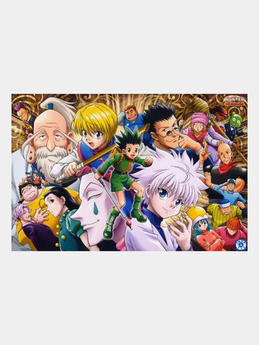 Постеры интерьерные из аниме Hunter X Hunter А3 "Хантеры", Белый