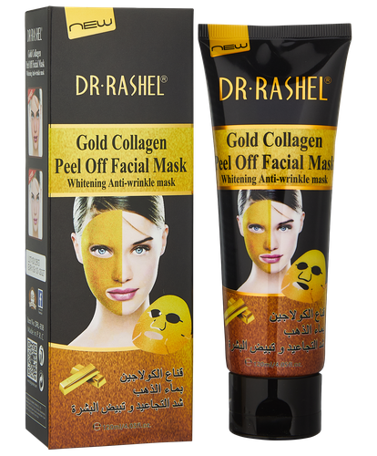 Dr.Rashel yuz uchun niqob Gold Collagen Peel Off Facial Mask DRL-938 oltin bilan, 120 ml