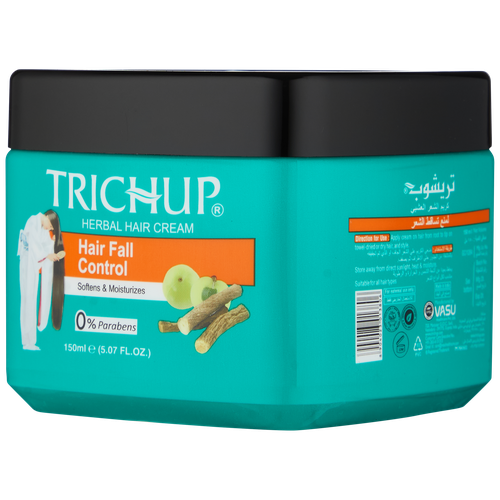 Trichup o'simlik asosli soch kremi   - Soch to'kilishini nazorat qilish Trichup Herbal Hair Cream - Hair Fall Control  150ml, купить недорого