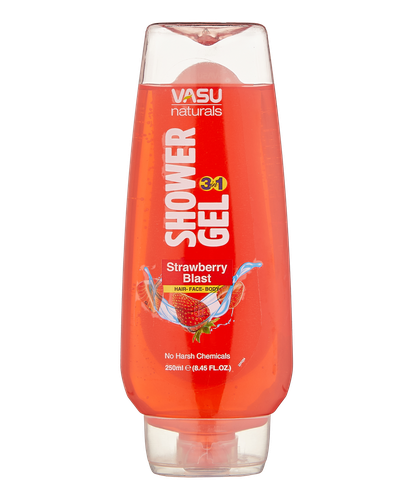 Гель для душа Vasu - Клубничный взрыв Vasu Showergel, 250 мл