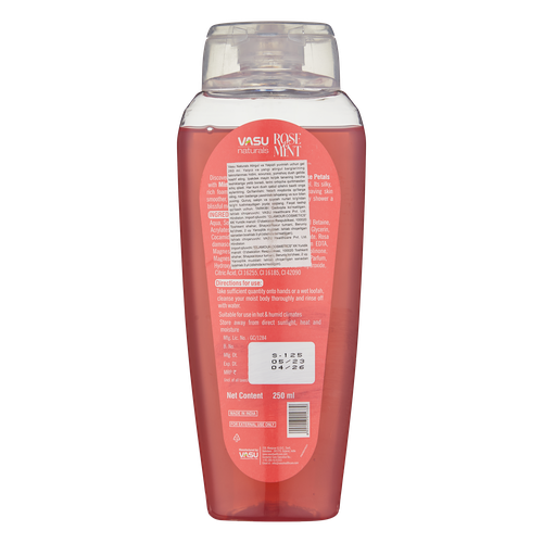 Dush uchun gel Vasu - Rose & Mint Dush uchun gel 250ML, купить недорого