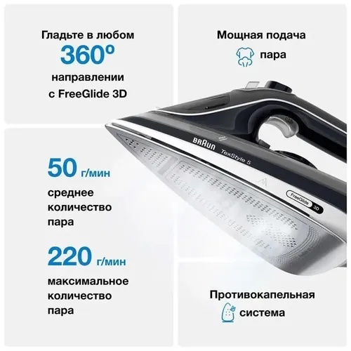 Утюг Braun SI5188 BK, купить недорого