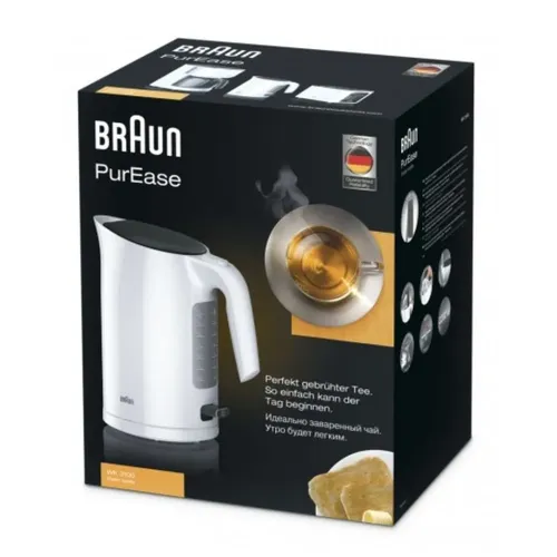 Электрочайник Braun WK3100WH, 1.7 л, в Узбекистане