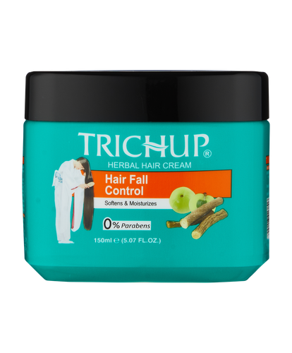 Trichup o'simlik asosli soch kremi   - Soch to'kilishini nazorat qilish Trichup Herbal Hair Cream - Hair Fall Control  150ml