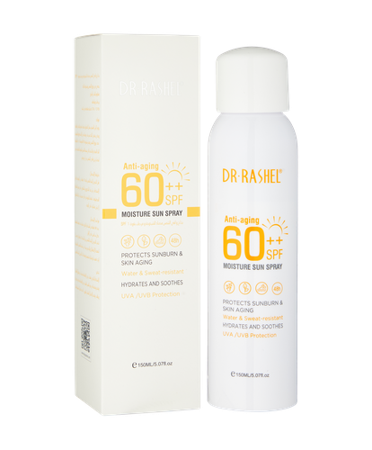 Cолнцезащитный спрей SPF 60 ++ Anti aging & moisture sun spray DRL-1652, 150 мл