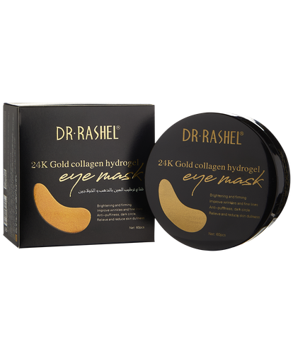 Гидрогелевые патчи Dr.Rashel 24k Gold Collagen Hydrogel eye mask DRL-1473, 60 шт