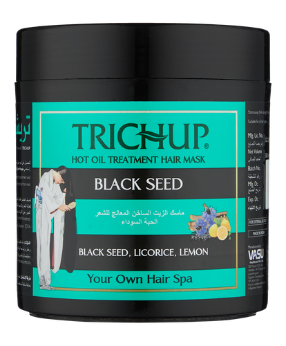 Issiq qora sedana yog‘li niqob (Black Seed Hot Oil Mask) 500ml