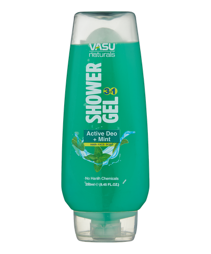 Dush geli Vasu - Aktiv Deo + Yalpiz Vasu Showergel, 250 ml