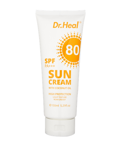 Солнце защитный крем with Coconut oil SPF80 Dr.Heal DRH-1881, 150 мл