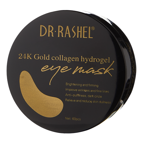 Гидрогелевые патчи Dr.Rashel 24k Gold Collagen Hydrogel eye mask DRL-1473, 60 шт, купить недорого