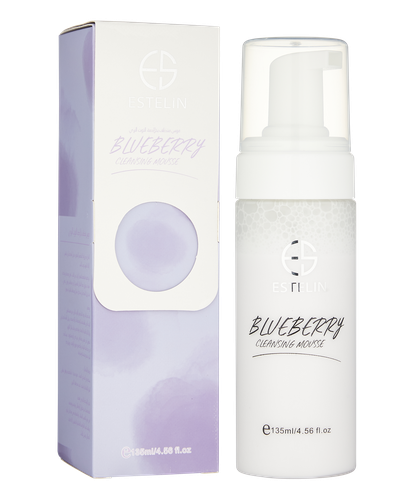 Пенка мусс для умывания Blueberry cleansing mousse ES0029, 135 мл