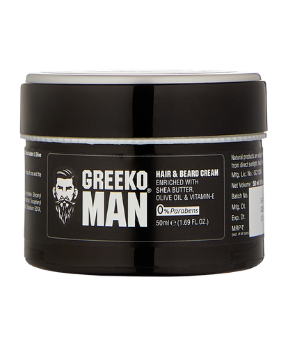 Soqolga shakl berish uchun krem Greeko Man Beard Cream 50ml