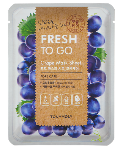 Yuz uchun niqob Fresh To Go Grape Mask Sheet TM00002360          