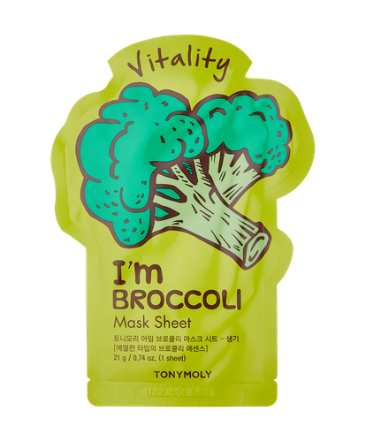 Yuz uchun niqob I`M Broccoli Mask Sheet – Vitality TM00000592          