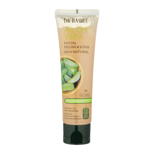 Yuz uchun peeling skrab Dr.Rachel Aloe Vera peeling & scrub GEL-1531, 100 ml, купить недорого