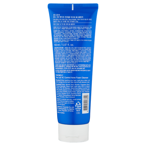 Yuvinish uchun ko'pik Tony moly AC Control Acne Foam TM00001929, 150 ml, купить недорого