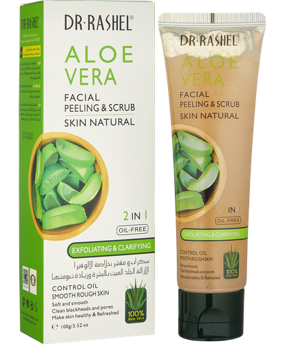 Пилинг скраб для лица Dr.Rashel Aloe vera peeling & scrub DRL-1531, 100 мл