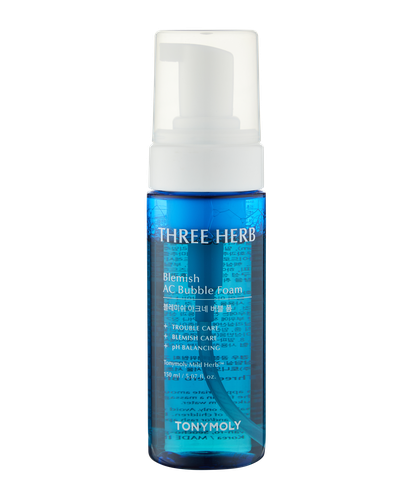 Пенка для умывания Three-herb Blemish Bubble Foam TM00004498, 150 мл