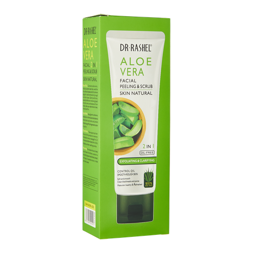 Yuz uchun peeling skrab Dr.Rachel Aloe Vera peeling & scrub GEL-1531, 100 ml, в Узбекистане