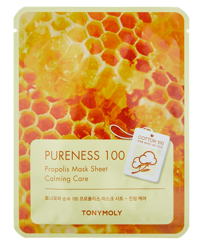 Маска для лица Tony Moly Purenes 100 Propolis Mask Sheet TM00000225, 21 мл