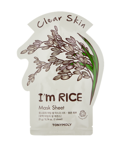 Yuz uchun niqob I`M Rice Mask Sheet - Brightening TM00000588