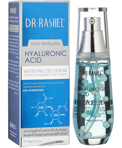 Dr.Rashel Hyaluronic acid face serum DRL- 1448 yuz uchun zardob, 40 gr