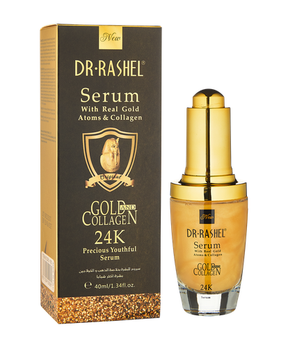 Сыворотка для лица Dr.Rashel 24K Gold collagen precious youthful Serum DRL-1180, 40 мл