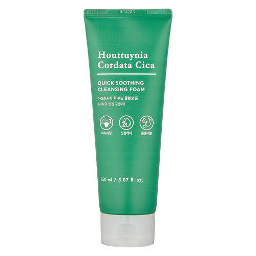 Пенка для умывания Houttuynia Cordata Cica Quick Soothing Cleansing Foam TM00005503, 150 мл, купить недорого