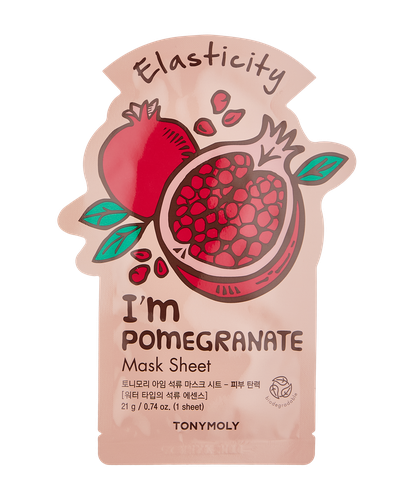 Yuz uchun niqob I`M Pomegranate Mask Sheet - Elasticity TM00000587          