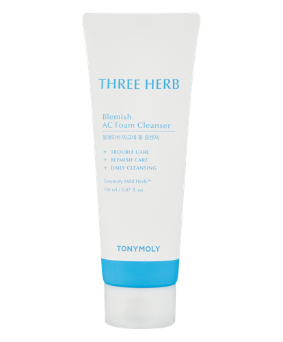 Пенка для умывания Three-herb Blemish AC Foam Cleanser TM00004497, 150 мл