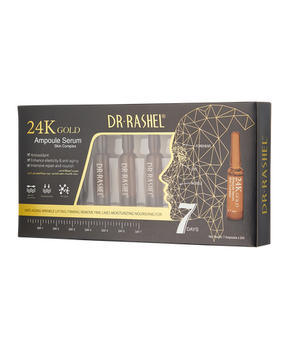 Ампулы для лица 24K gold Ampoules DRL- 1460, 7 шт