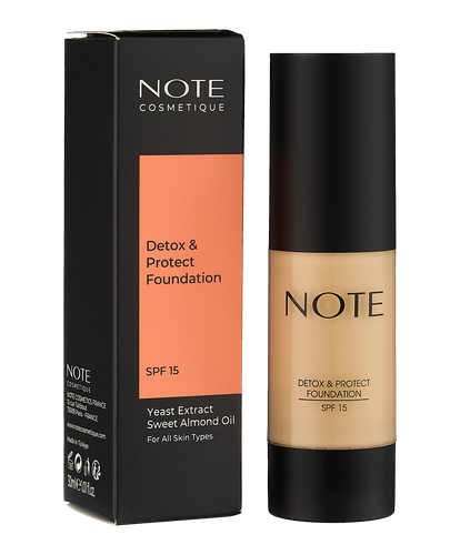 NOTE Detox and  Protect Foundation SPF15 tonal kremi, 101, 30 ml