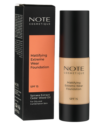 NOTE Mattifying Extreme Wear Foundation SPF15 tonal kremi, 121, 30 ml