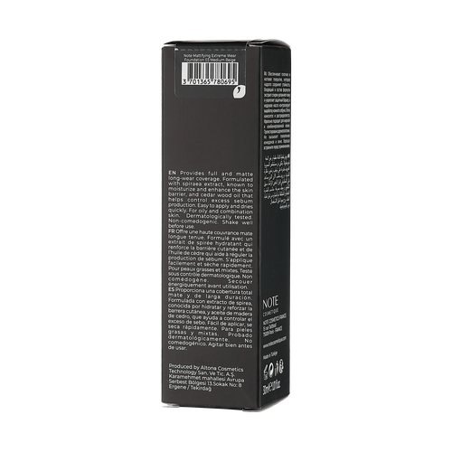 Тональный крем Note Mattifying Extreme Wear Foundation SPF15, 03, 30 мл, в Узбекистане