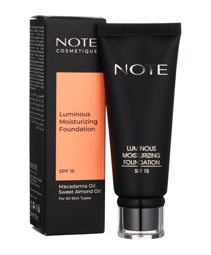 NOTE Luminous Moisturizing Foundation SPF15tonal kremi, 02, 30 ml