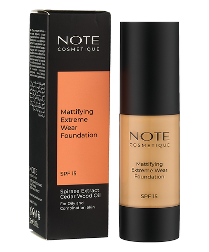 NOTE Mattifying Extreme Wear Foundation SPF15 tonal kremi, 101, 30 ml